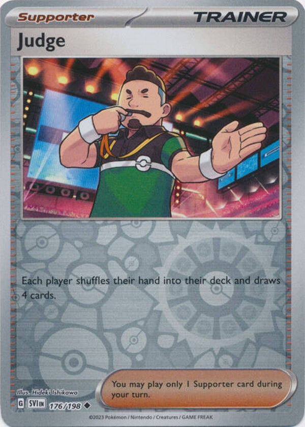 Scarlet & Violet - #176 - Judge - REVERSE