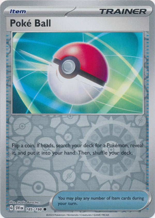 Scarlet & Violet - #185 - Poké Ball - REVERSE