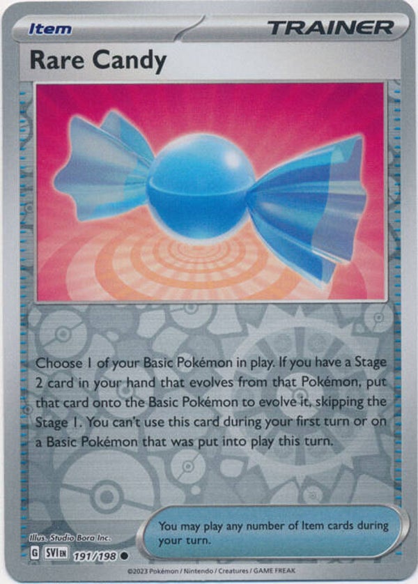 Scarlet & Violet - #191 - Rare Candy - REVERSE