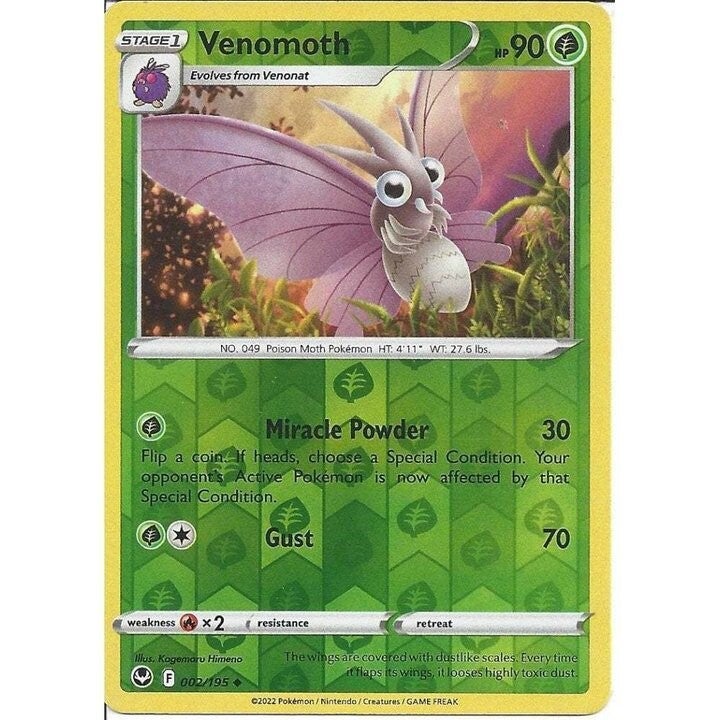 Silver Tempest - #002 - Venomoth - REVERSE