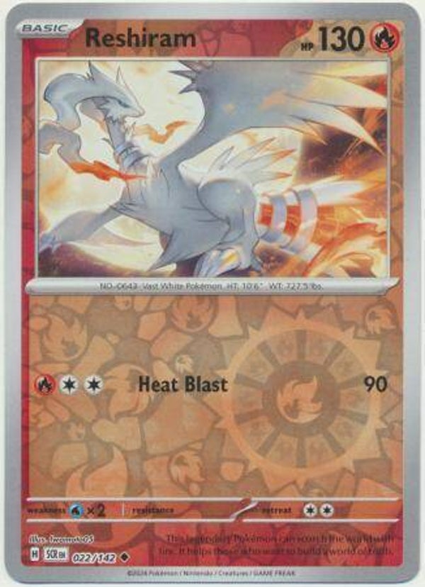 Stellar Crown - #022 - Reshiram - REVERSE