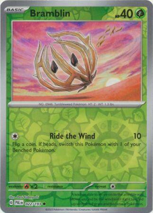 Paldea Evolved - #022 - Bramblin - REVERSE