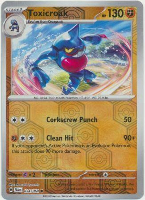 Shrouded Fable - #024 - Toxicroak - REVERSE