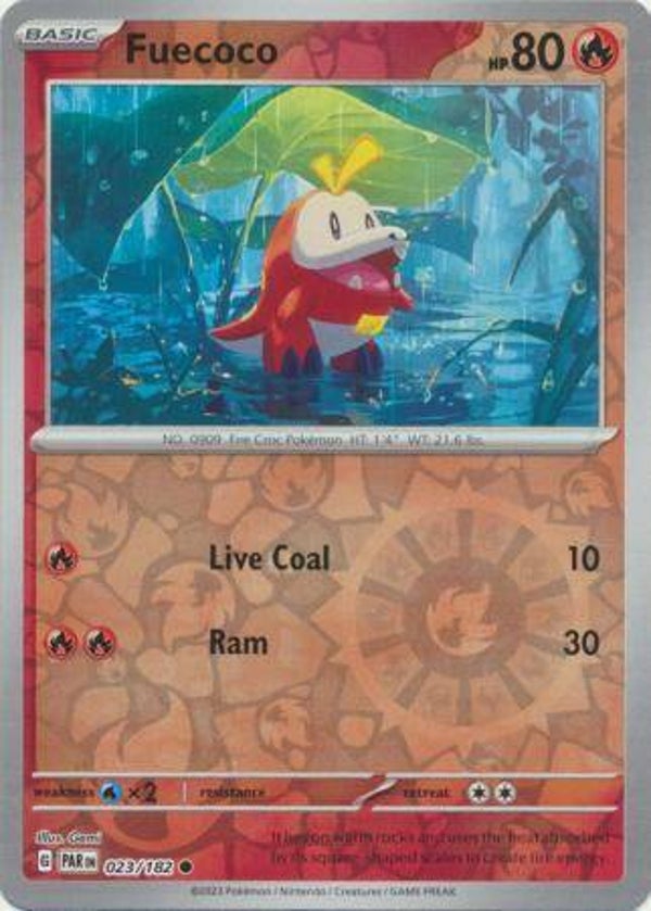 Paradox Rift - #023 - Fuecoco - REVERSE