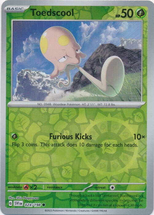 Scarlet & Violet - #024 - Toedscool - REVERSE