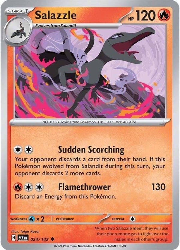 Stellar Crown - #024 - Salazzle