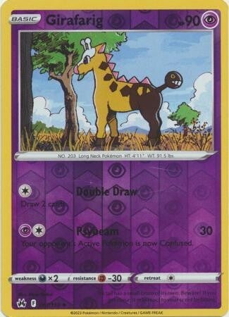 Crown Zenith - #061 - Girafarig - REVERSE