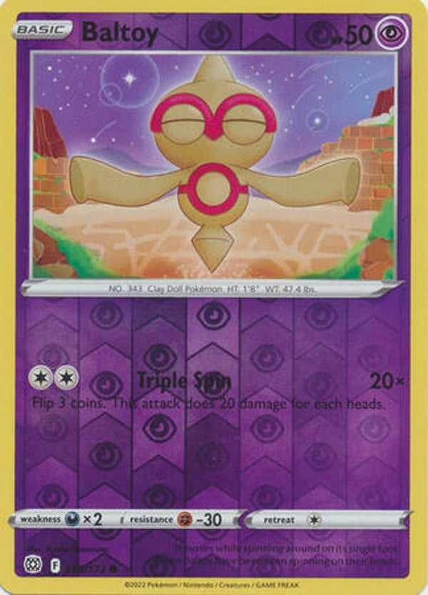 Brilliant Stars - #058 - Baltoy - REVERSE
