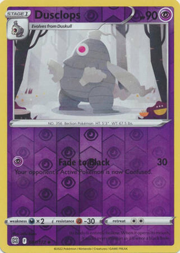 Brilliant Stars - #061 - Dusclops - REVERSE