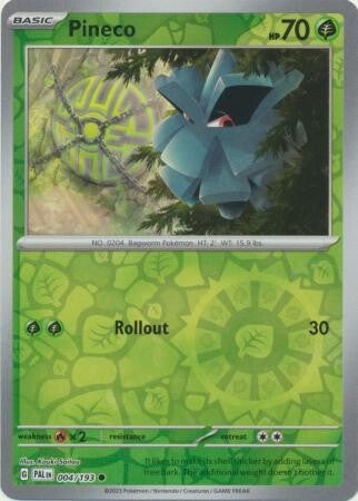 Paldea Evolved - #004 - Pineco - REVERSE