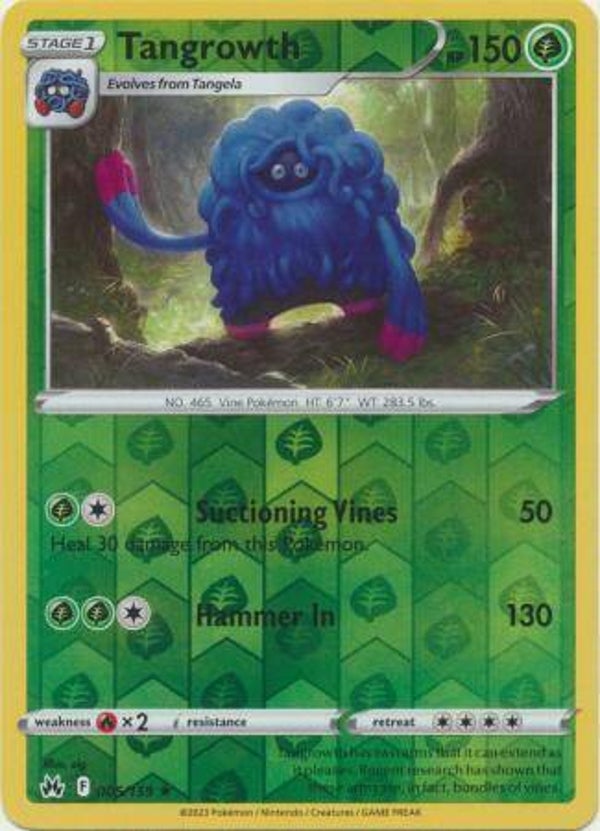 Crown Zenith - #005 - Tangrowth - REVERSE