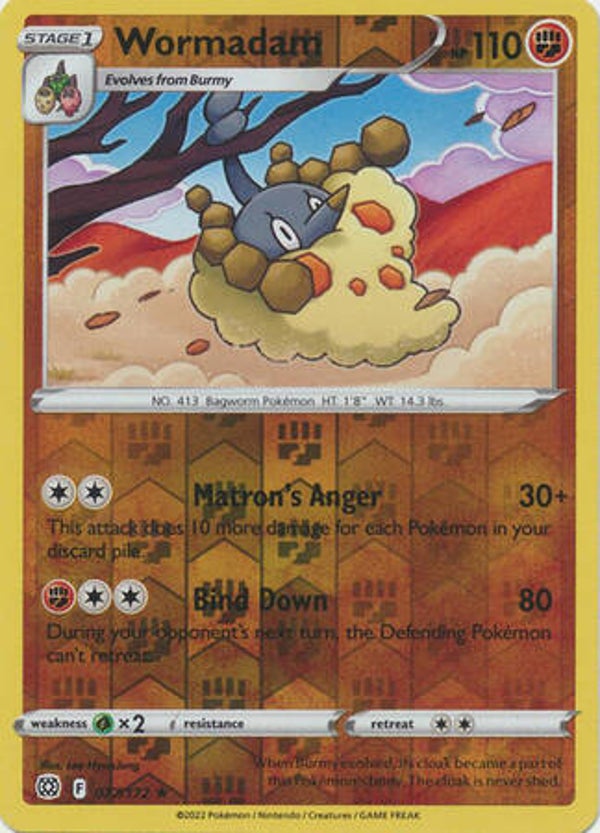 Brilliant Stars - #077 - Wormadam - REVERSE