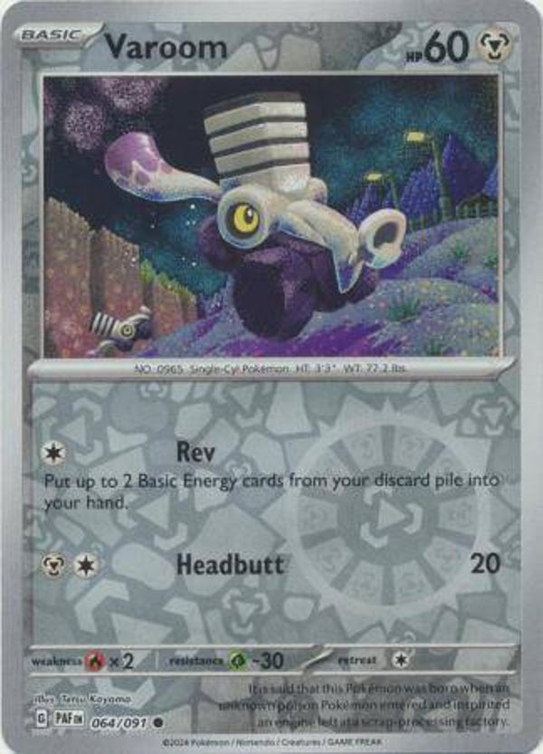 Paldean Fates - #064 - Varoom - REVERSE
