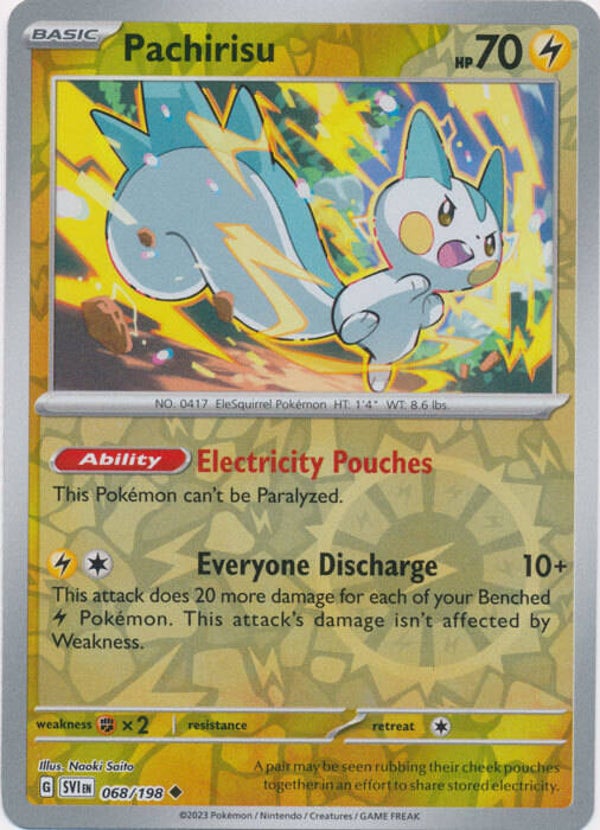Scarlet & Violet - #068 - Pachirisu - REVERSE
