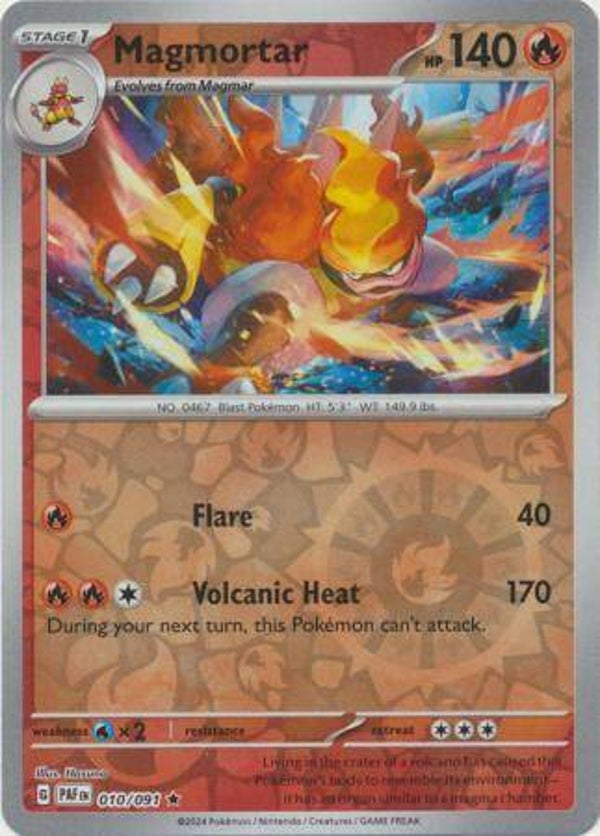 Paldean Fates - #010 - Magmortar - REVERSE
