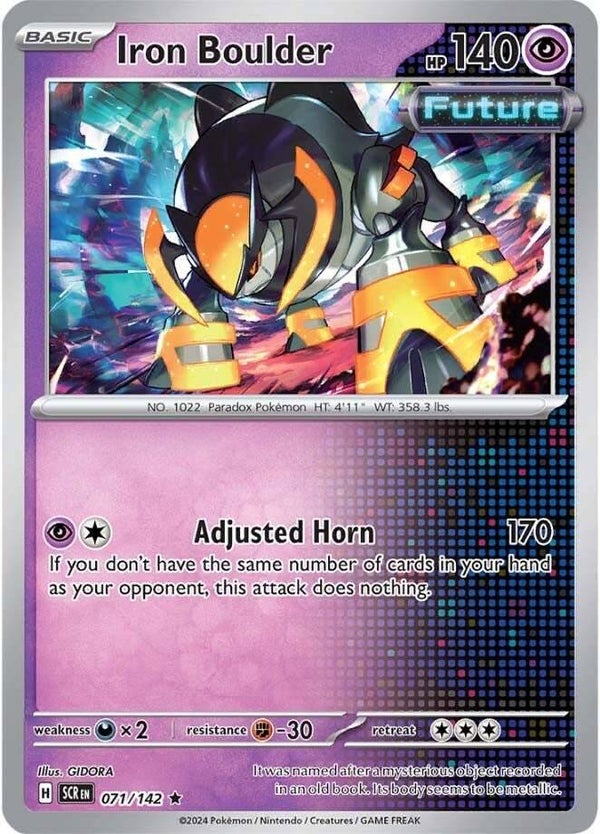 Stellar Crown - #071 - Iron Boulder - HOLO