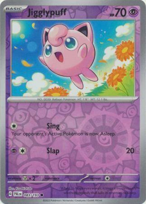 Paldea Evolved - #083 - Jigglypuff - REVERSE