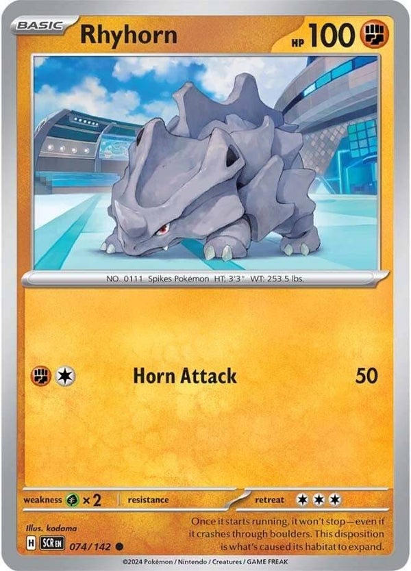 Stellar Crown - #074 - Rhyhorn