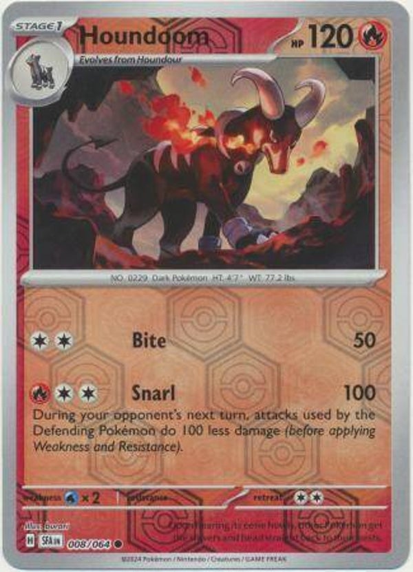 Shrouded Fable - #008 - Houndoom - REVERSE