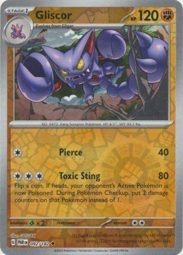 Paradox Rift - #092 - Gliscor - REVERSE