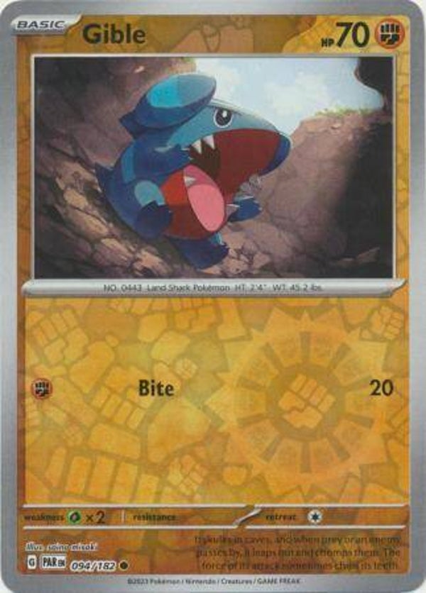 Paradox Rift - #094 - Gible - REVERSE