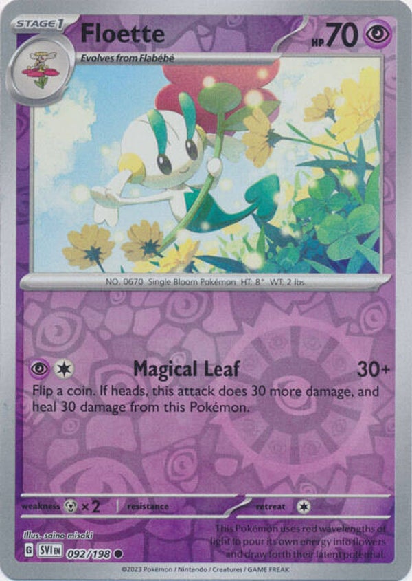 Scarlet & Violet - #092 - Floette - REVERSE