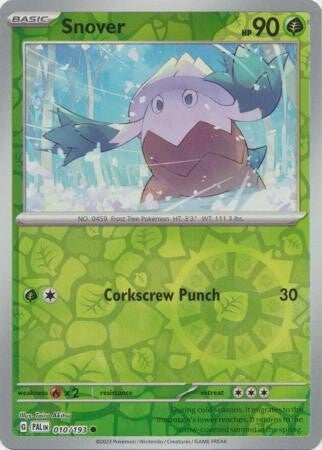 Paldea Evolved - #010 - Snover - REVERSE
