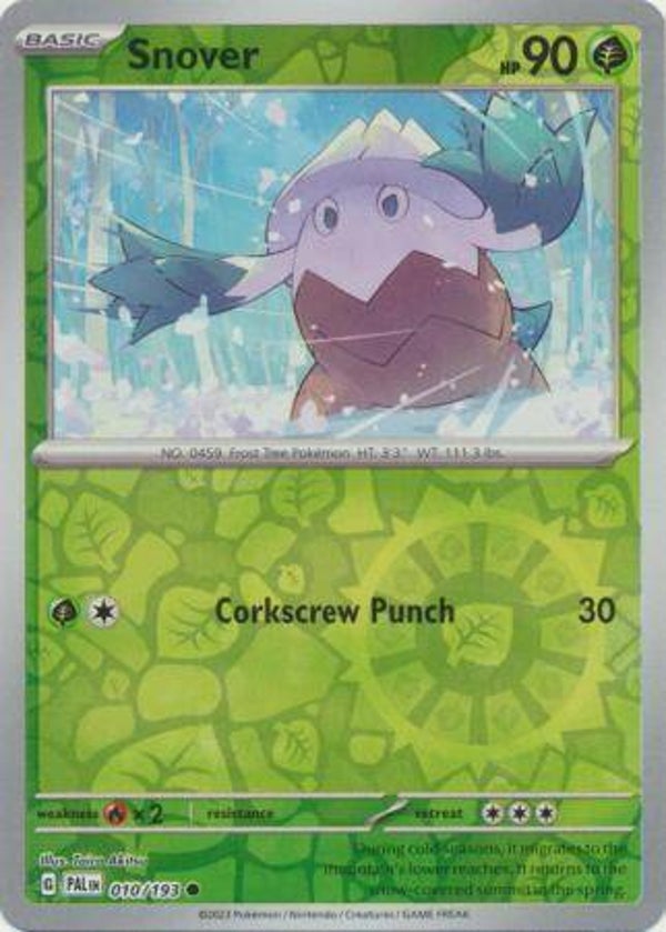 Paldea Evolved - #010 - Snover - REVERSE