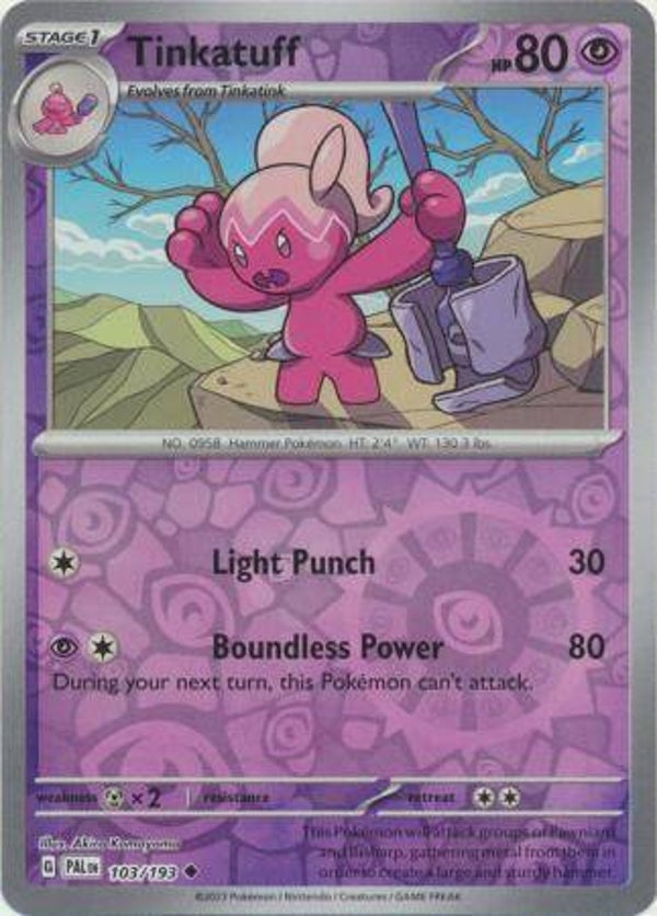 Paldea Evolved - #103 - Tinkatuff - REVERSE