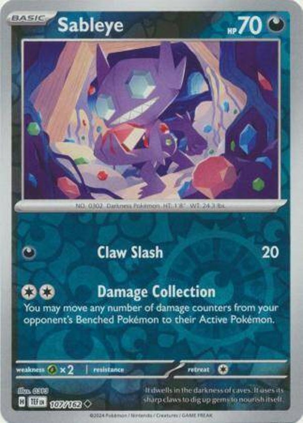 Temporal Forces - #107 - Sableye - REVERSE