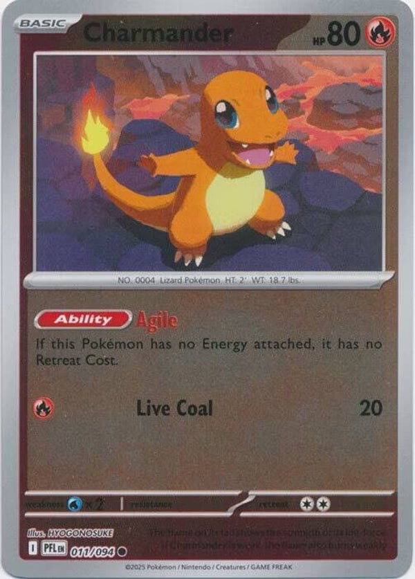 Phantasmal Flames - #011 - Charmander - REVERSE