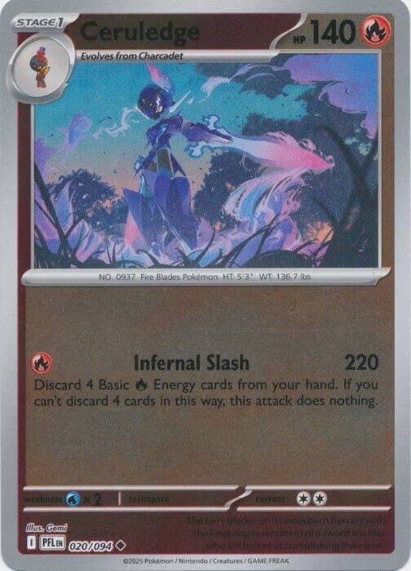 Phantasmal Flames - #020 - Ceruledge - REVERSE