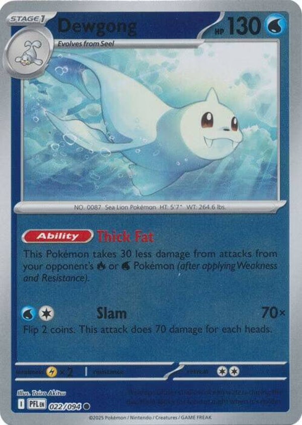 Phantasmal Flames - #022 - Dewgong - REVERSE