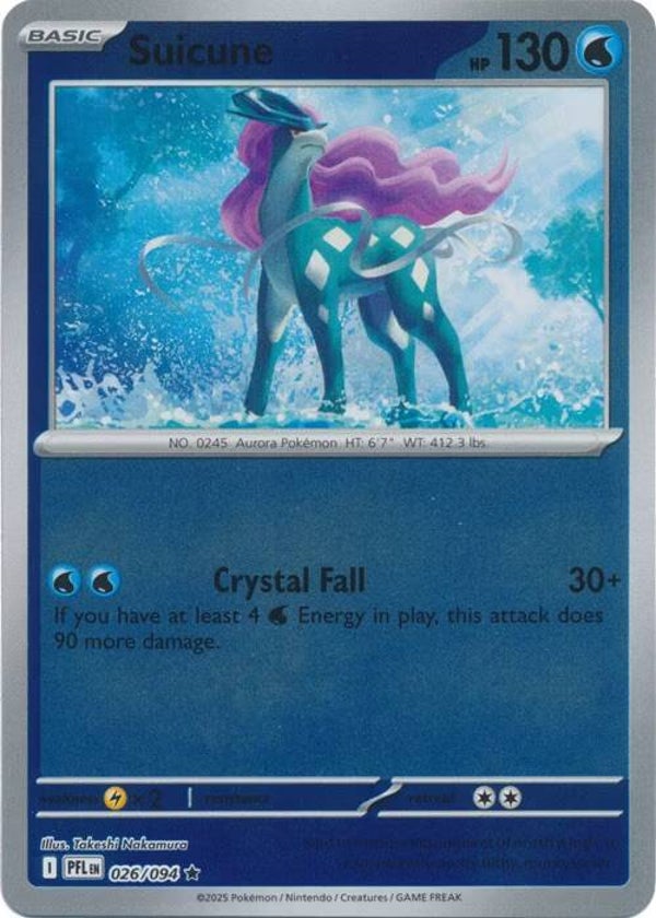 Phantasmal Flames - #026 - Suicune - REVERSE