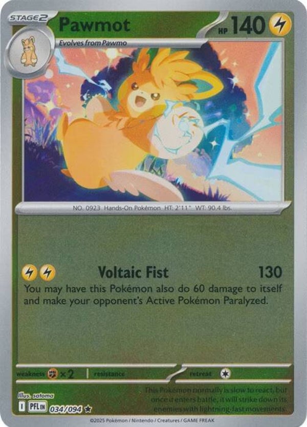 Phantasmal Flames - #034 - Pawmot - REVERSE