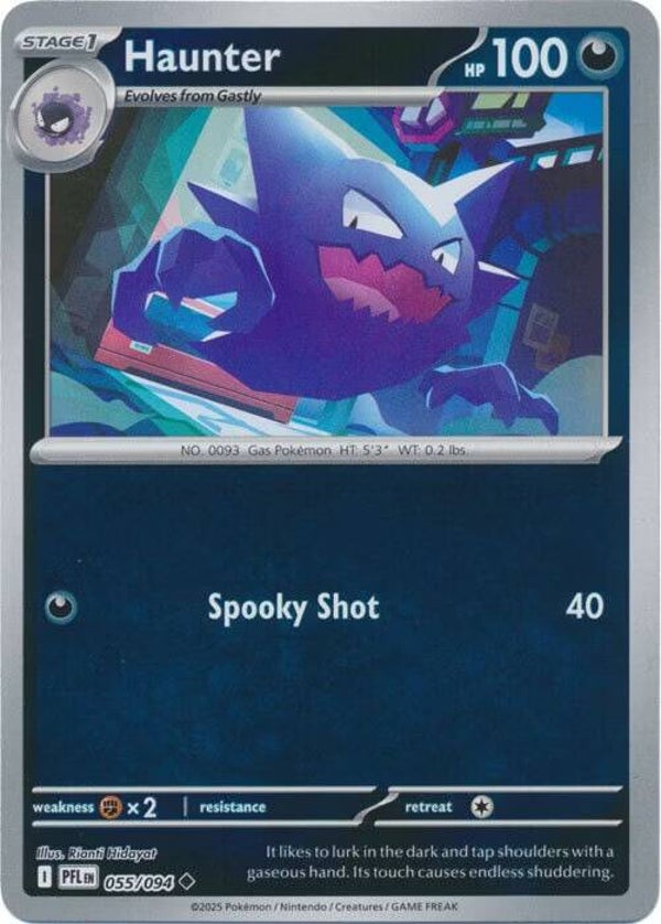 Phantasmal Flames - #055 - Haunter  - REVERSE
