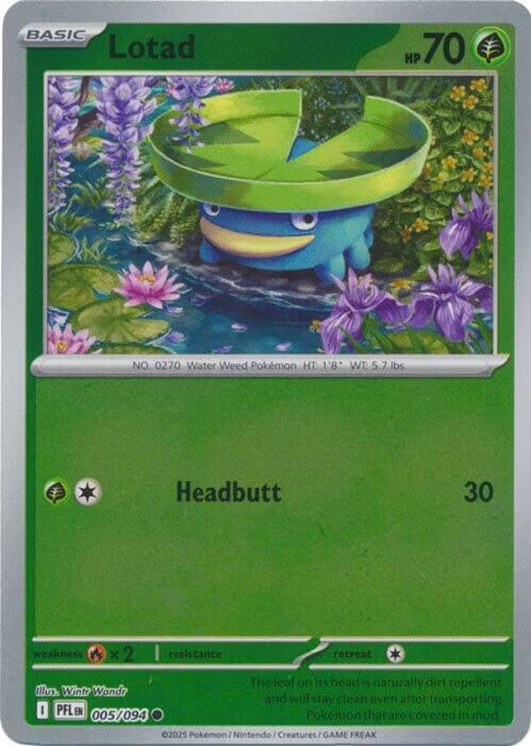 Phantasmal Flames - #005 - Lotad - REVERSE