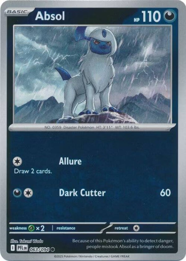 Phantasmal Flames - #063 - Absol  - REVERSE