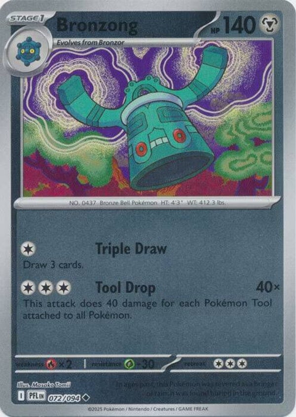 Phantasmal Flames - #072 - Bronzong  - REVERSE