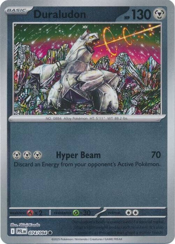 Phantasmal Flames - #074 - Duraludon  - REVERSE