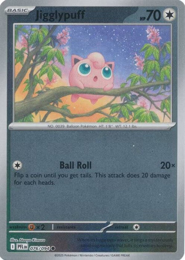 Phantasmal Flames - #076 - Jigglypuff  - REVERSE