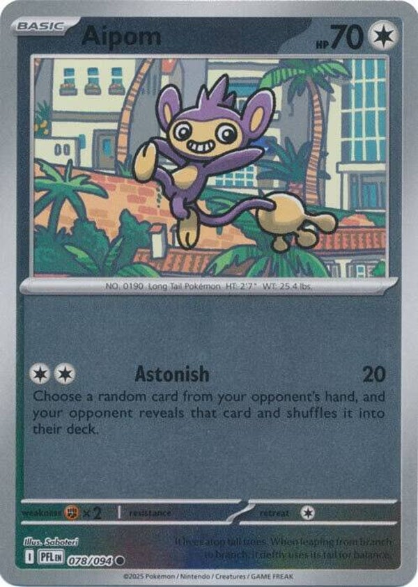 Phantasmal Flames - #078 - Aipom - REVERSE