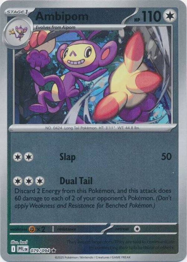 Phantasmal Flames - #079 - Ambipom - REVERSE