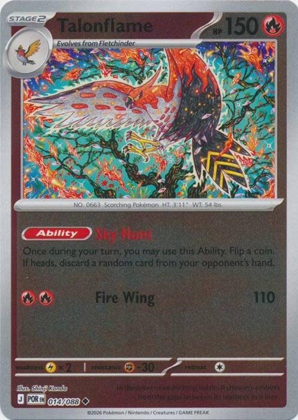 Perfect Order - #014 - Talonflame - REVERSE