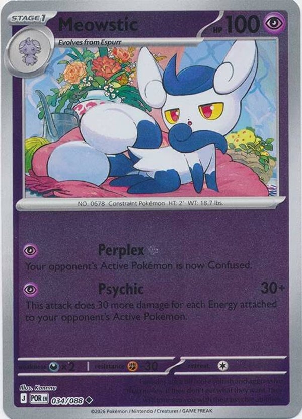 Perfect Order - #034 - Meowstic - REVERSE