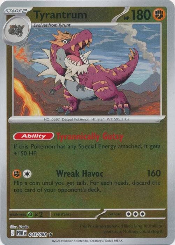 Perfect Order - #045 - Tyrantrum - REVERSE