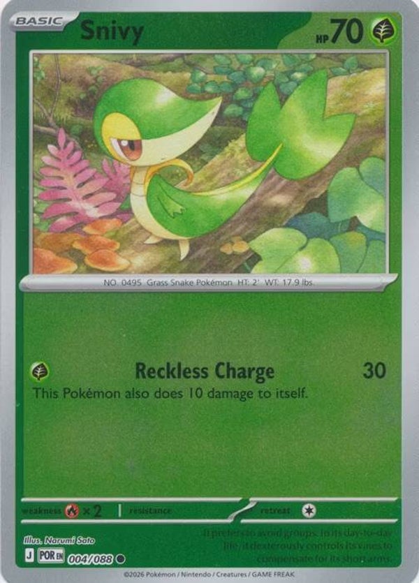 Perfect Order - #004 - Snivy - REVERSE