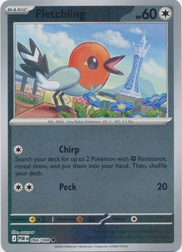 Perfect Order - #066 - Fletchling - REVERSE