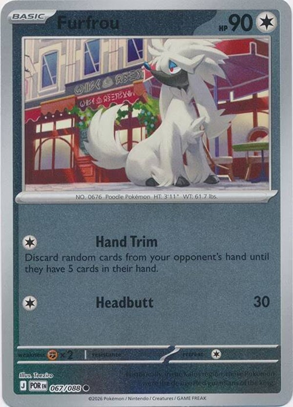 Perfect Order - #067 - Furfrou - REVERSE