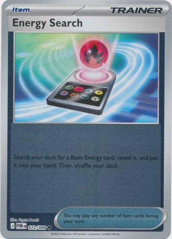 Perfect Order - #072 - Energy Search - REVERSE